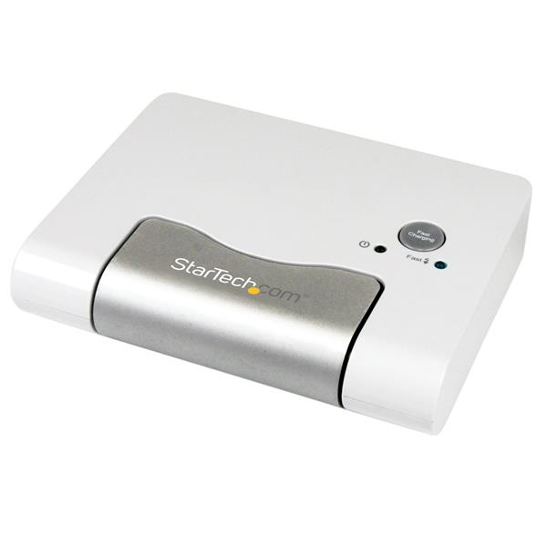 Hub USB - StarTech.com ST4300U3C1 Concentrador USB 3.0 3 Puertos Hub con Carga Rapida y Base