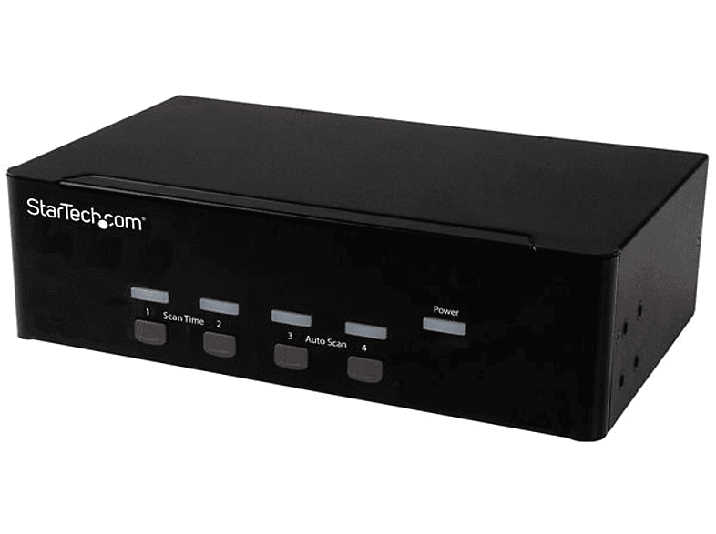 Switch KVM | StarTech.com SV431DVGAU2A Conmutador KVM 4 puertos VGA dobles 2 puertos USB audio