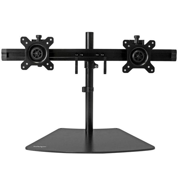 Soporte Startech.com Armbarduo para dos monitores base pantallas de mesa plana hasta 61 cm 24 8 kg capacidad carga 8kg