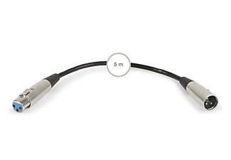 Cable - Fonestar SM-675-NE, de audio, XLR (3-pin) XLR (3-pin), Negro y metálico