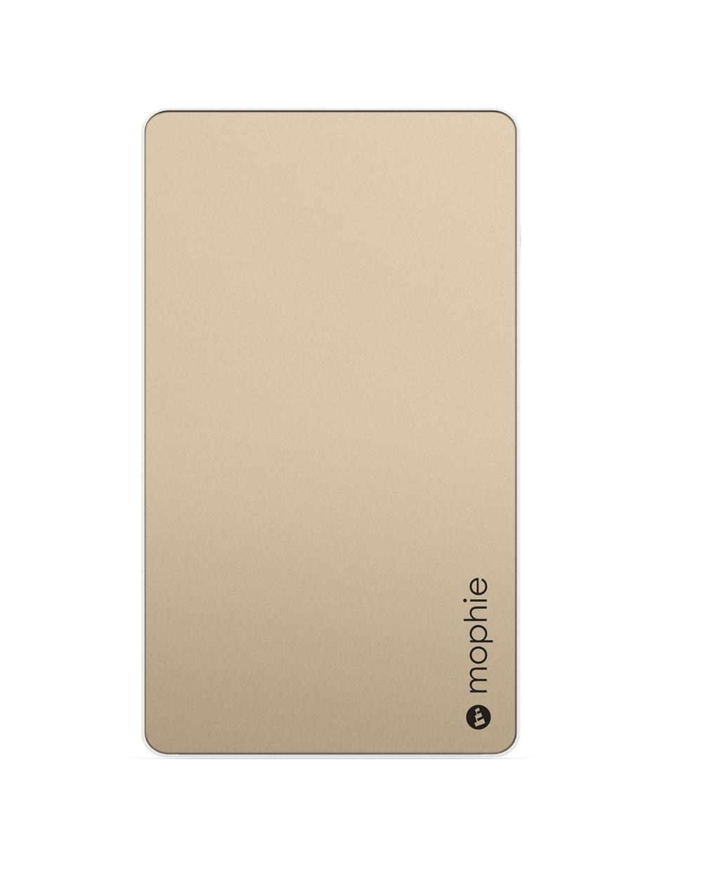 Powerbank - Mophie Powerstation, 6000 mAh, Micro-USB, Oro