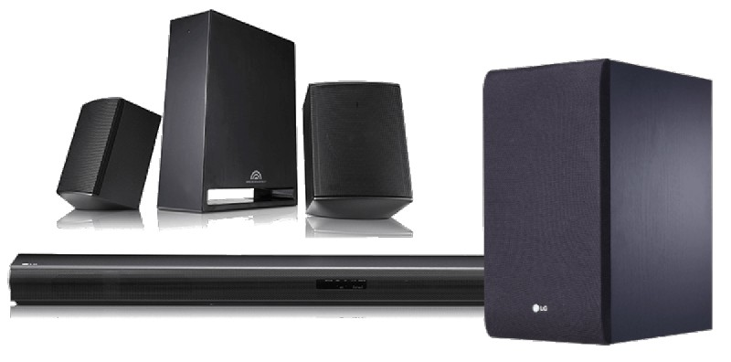 Barra de sonido - LG SJ4R, Potencia 420 W 4.1, Hi-res Audio 96KHz/24Bit, Subwoofer inalámbrico
