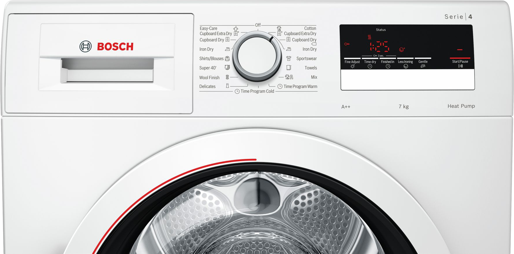 BOSCH WTR85V00BY hőszivattyús szárítógép