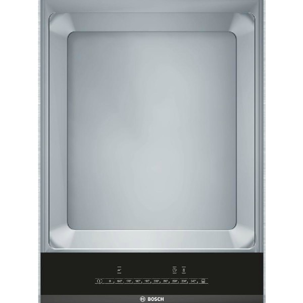 Encimera - Bosch Dominó Teppan Yaki PKY475FB1E, Acero inoxidable, Eléctrica, 1 zonas, 40 cm