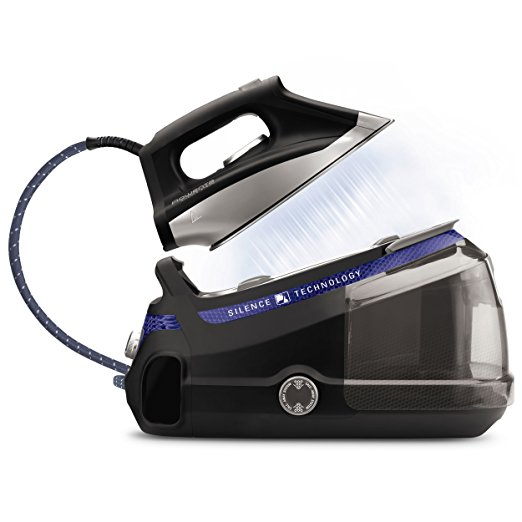 Centro de planchado - Rowenta Silence Steam Extreme DG8962F0, 1.4L, 2400W, 460 g/min, Modo ECO