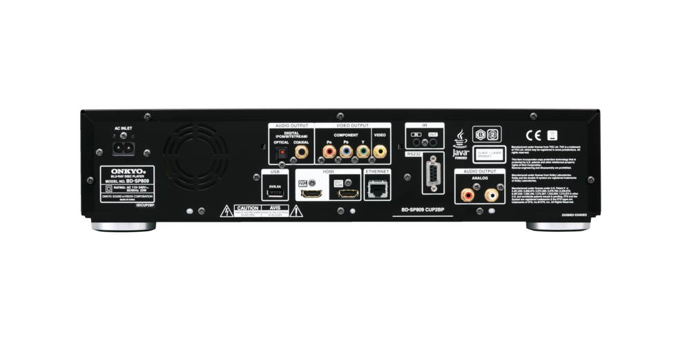 Reproductor Blu-ray - Onkyo BD-SP809 plata, 5.1 ch, 3D, 2 salidas HDMI, Dolby® TrueHD,