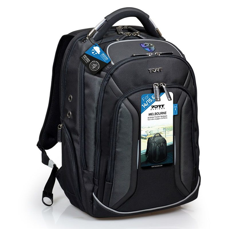 Port Designs Melbourne Poliéster Negro mochila