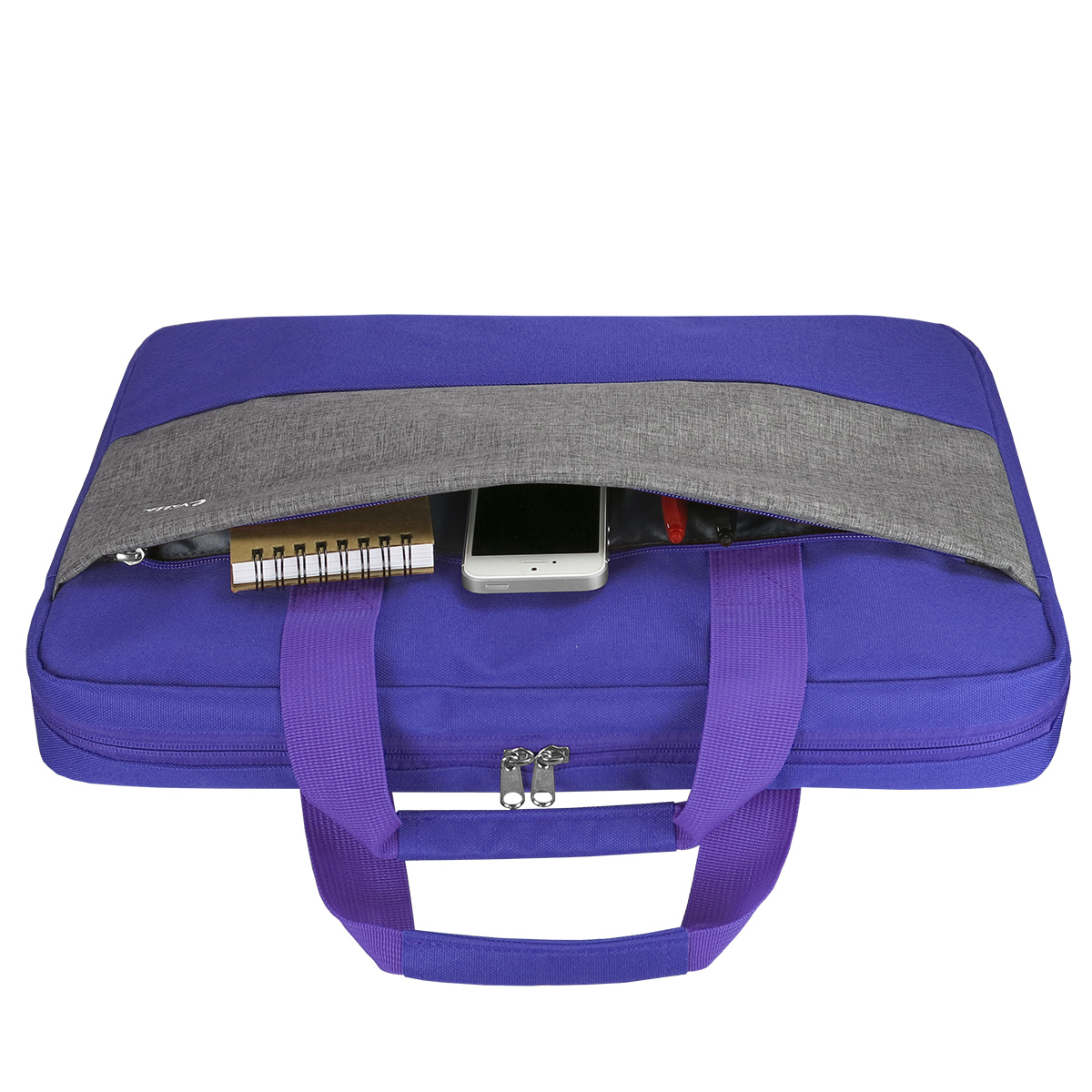 e-Vitta Select Pack USB 16" Notebook briefcase Gris, Púrpura