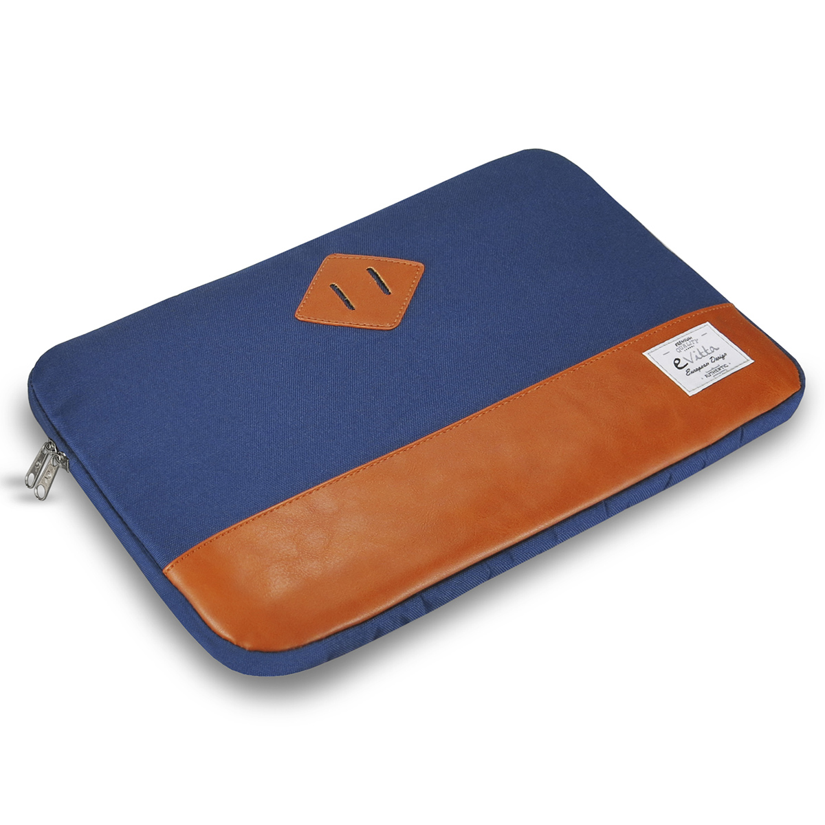 e-Vitta Sleeve Heritage 14" Notebook sleeve Azul, Marrón