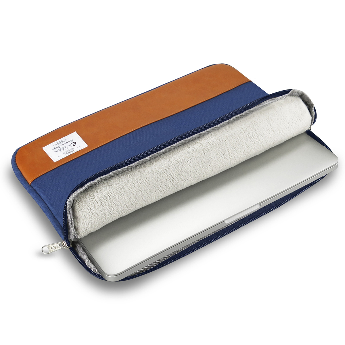 e-Vitta Sleeve Heritage 14" Notebook sleeve Azul, Marrón