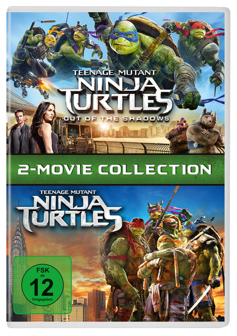 Shadows of Out Mutant Turtles - Teenage Teenage DVD & Ninja Ninja the Turtles Mutant 2