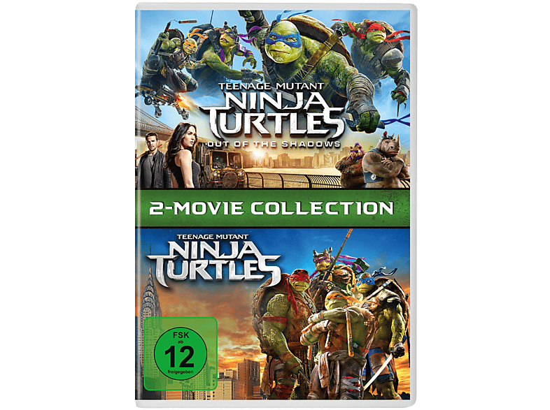 Teenage Mutant Ninja Turtles & Teenage Mutant Ninja Turtles 2 - Out of the Shadows DVD
