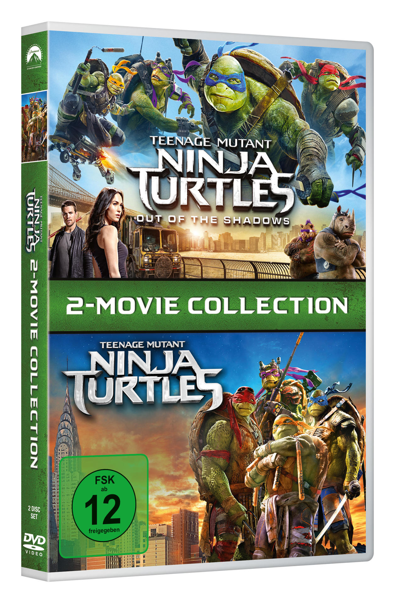Shadows of Out Mutant Turtles - Teenage Teenage DVD & Ninja Ninja the Turtles Mutant 2