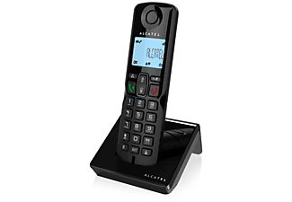 Teléfono - Alcatel S250 DECT, Identificador de llamadas, Negro