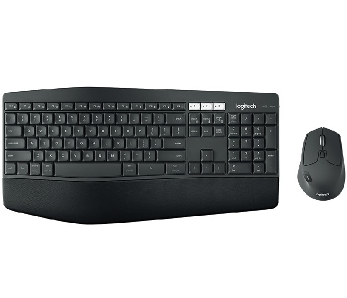 Pack Teclado Logitech mk850 cableinalámbrico bluetooth usb negro combo y multidispositivos 2.4 ghzbluetooth estructura curvada inalámbrico12 botones programablesbatería de hasta 3 añospcmacdisposición qwerty españolnegro performance rf