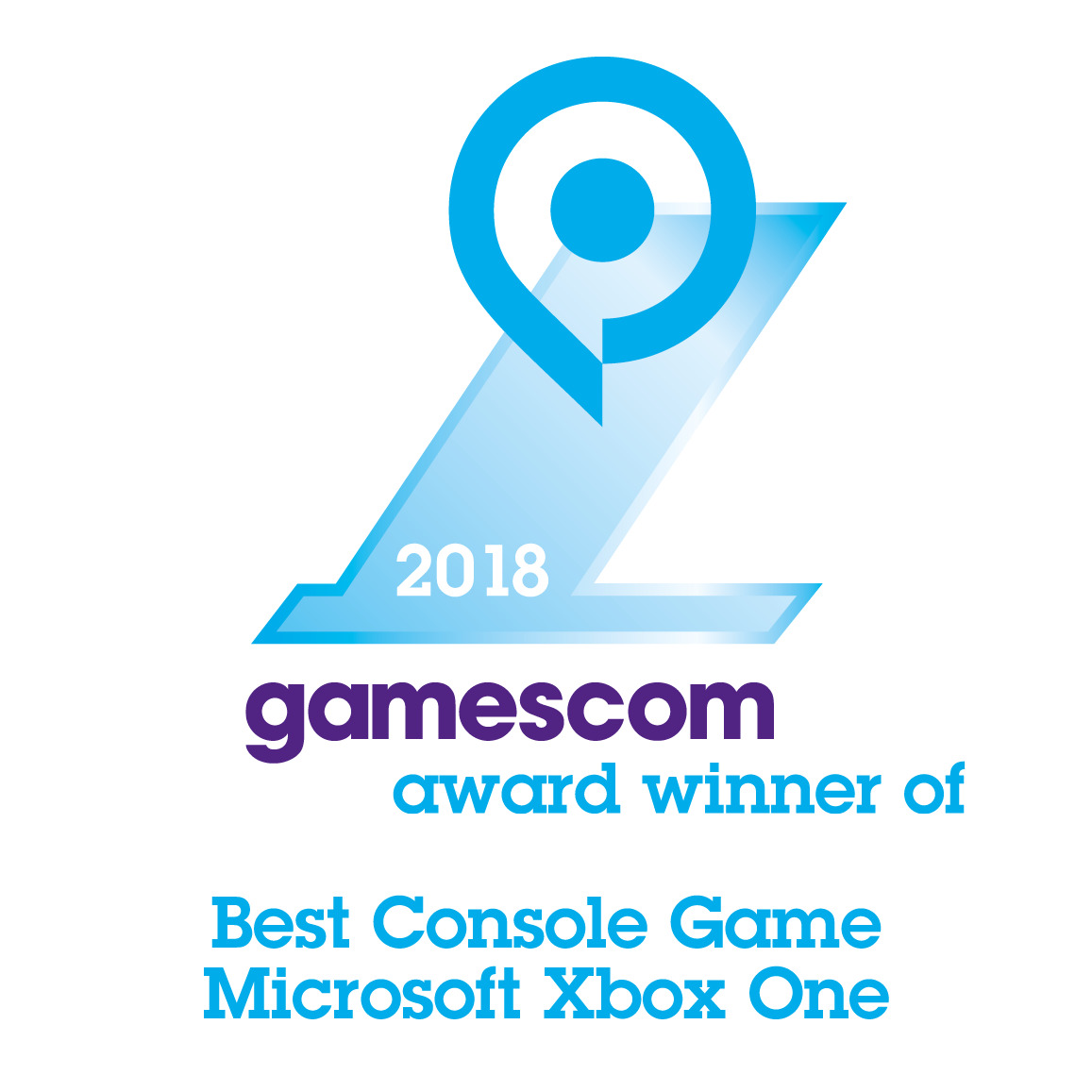 Gamescom-Award-Gewinner-Logo 2018. Bestes Konsolenspiel Microsoft Xbox One.