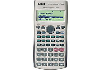 Calculadora - Casio FC 100 V-Blister, Financiera, Pantalla 4 líneas