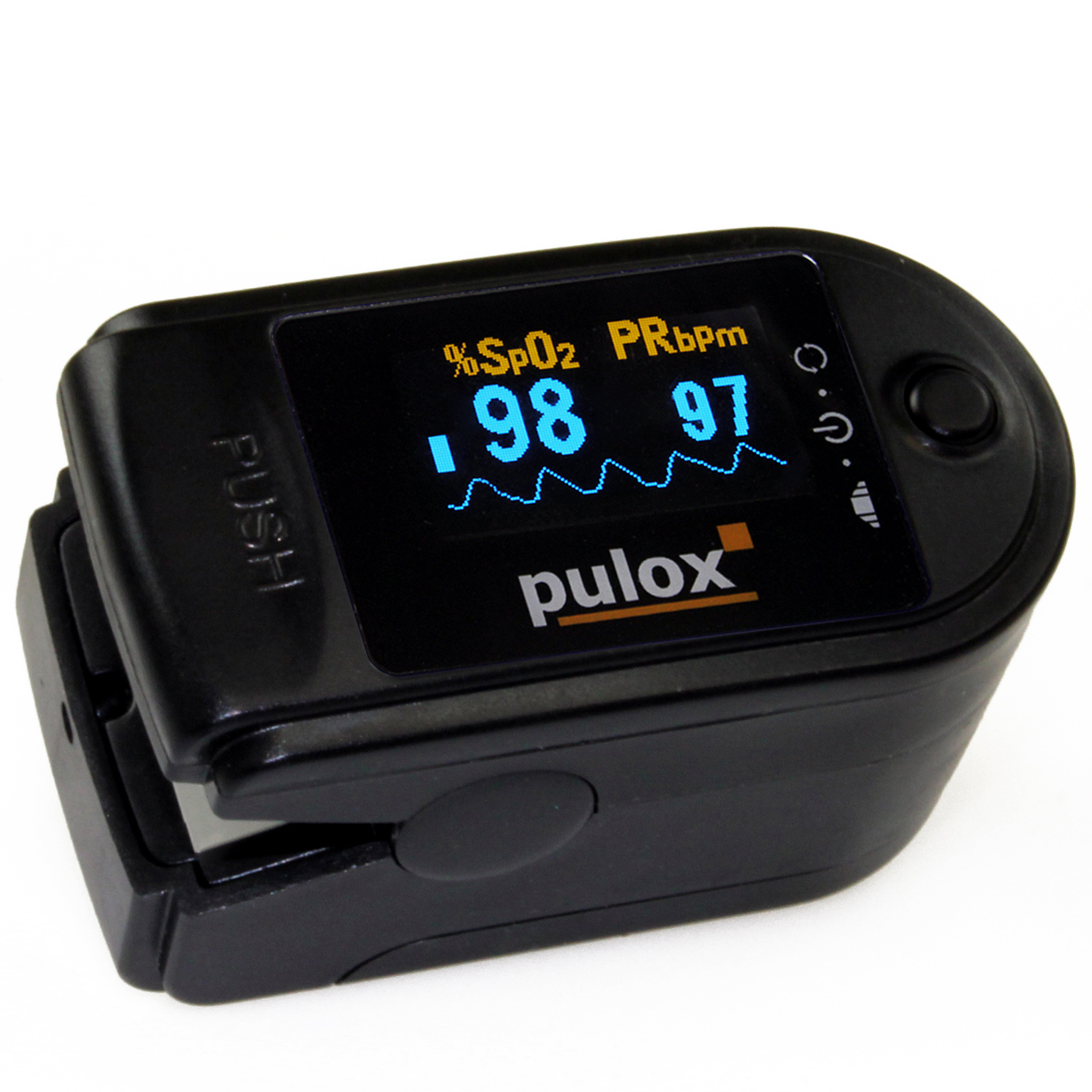 PULOX PO-200  schwarz Pulsoximeter