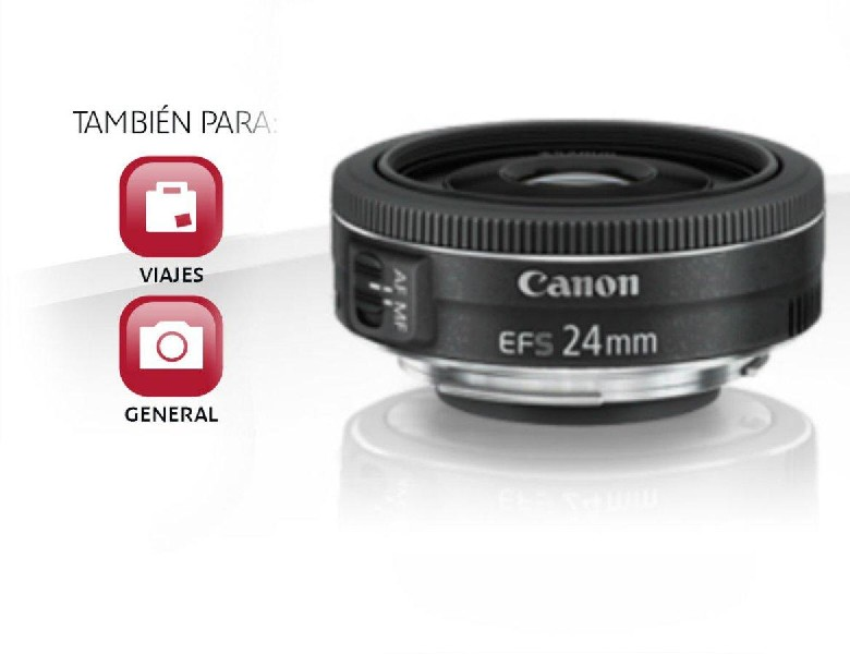 Canon Objetivo - Canon Ef-S 24Mm F/2.8 Stm