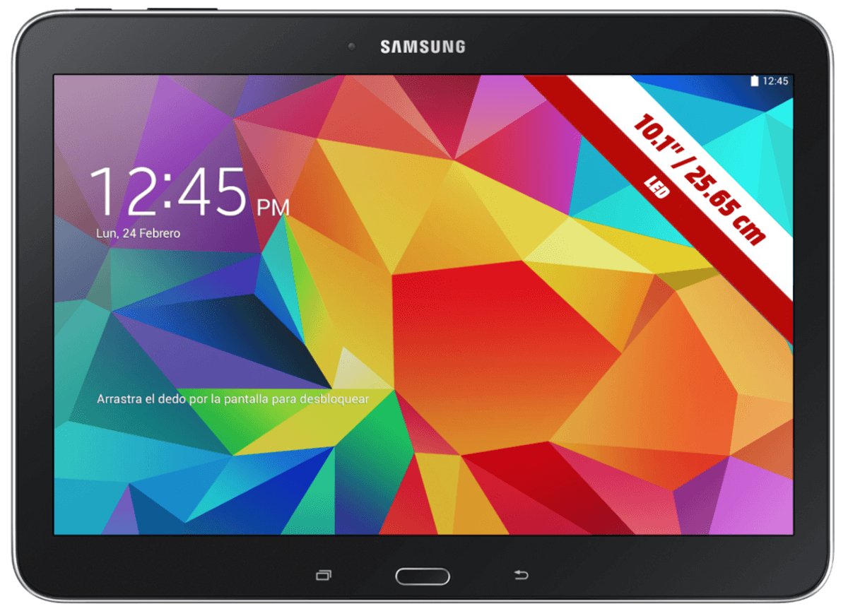 Tablet - Samsung Galaxy Tab 4, 10.1 pulgadas, 16GB, Negro