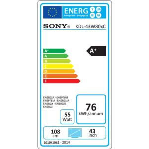 Sony Tv Led 43" - SonyKdl-43W809C, Full Hd, 3D, Android Tv