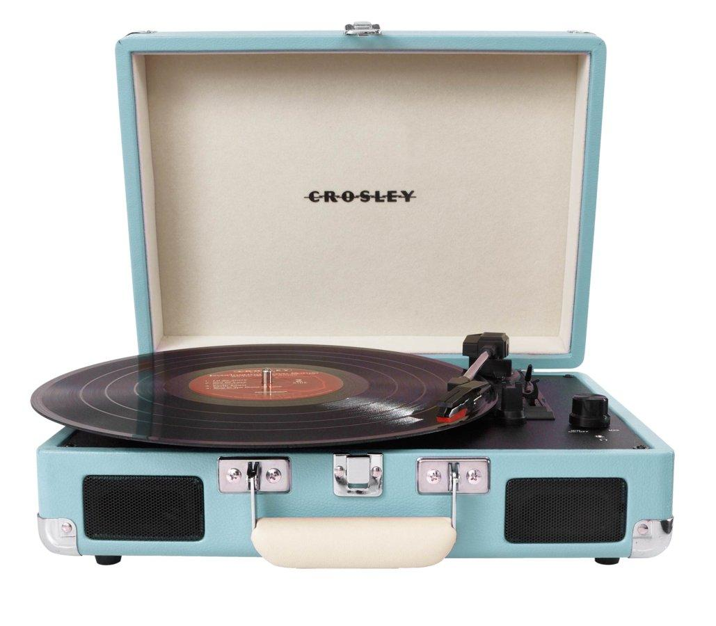 Crosley Tocadiscos De Vinilo Portátil -Crosley Cruiser Cr8005A, Turquesa
