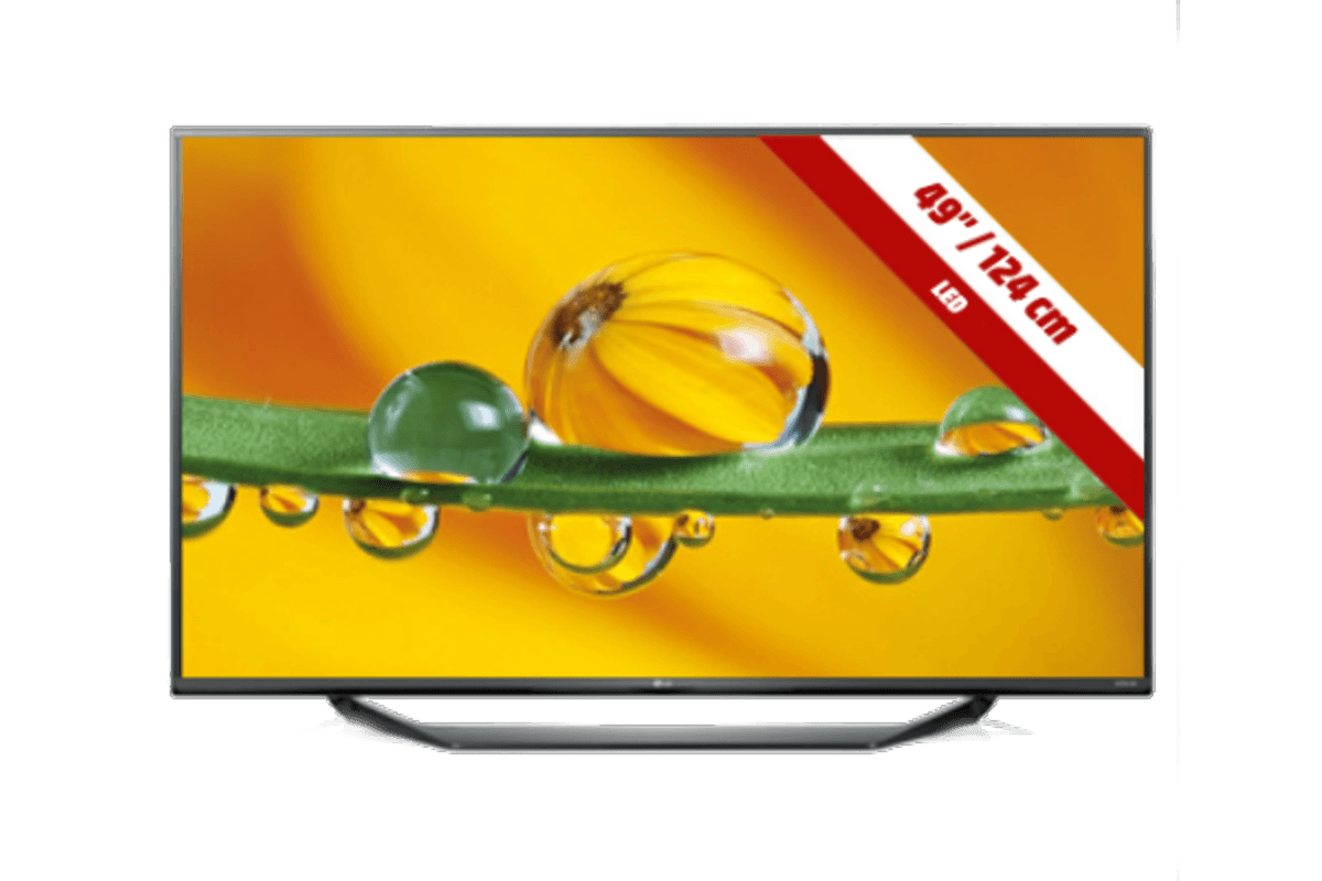 TV LED 49" - LG 49UF7707, 4K, WebOS 2.0, Negro