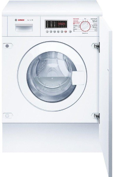 Lavadora secadora - Bosch WKD28541EE Integrable, 7kg/4kg, 1400 r.pm., Clase B, Blanco