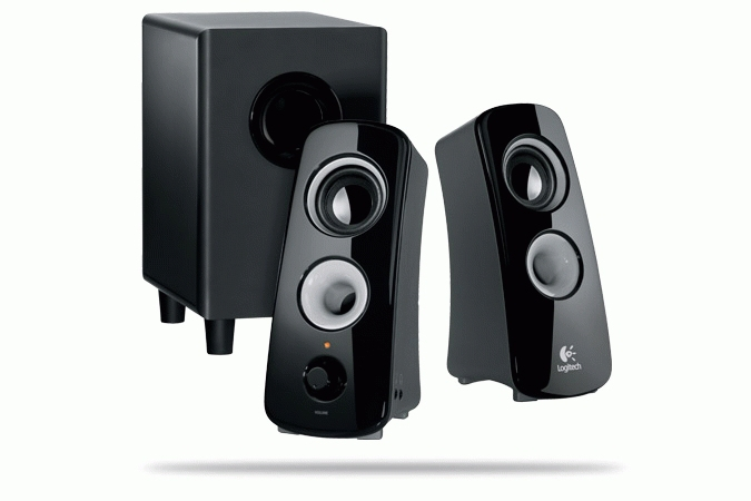 Altavoces para PC-Logitech Speaker System Z323, Subwoofer, sistema 2.1 estéreo