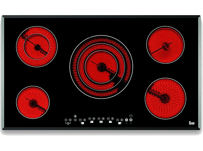 CRISTAL VITROCERAMICA 4 FUEGOS TEKA, RECAMBIO ORIGINAL, 4 zonas (Ø145 mm +  Ø145 mm + Ø180 mm + Ø210 mm), 81239030