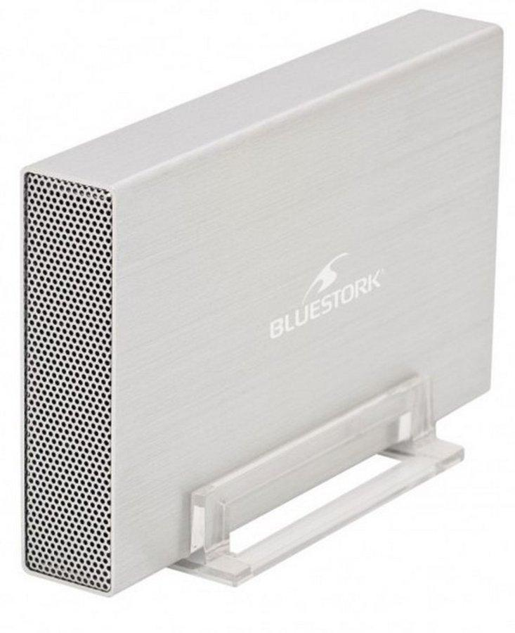Caja disco duro de 3.5 - Bluestork BS-EHD-25/SU/S2, SATA, USB 2.0, aluminio cepillado