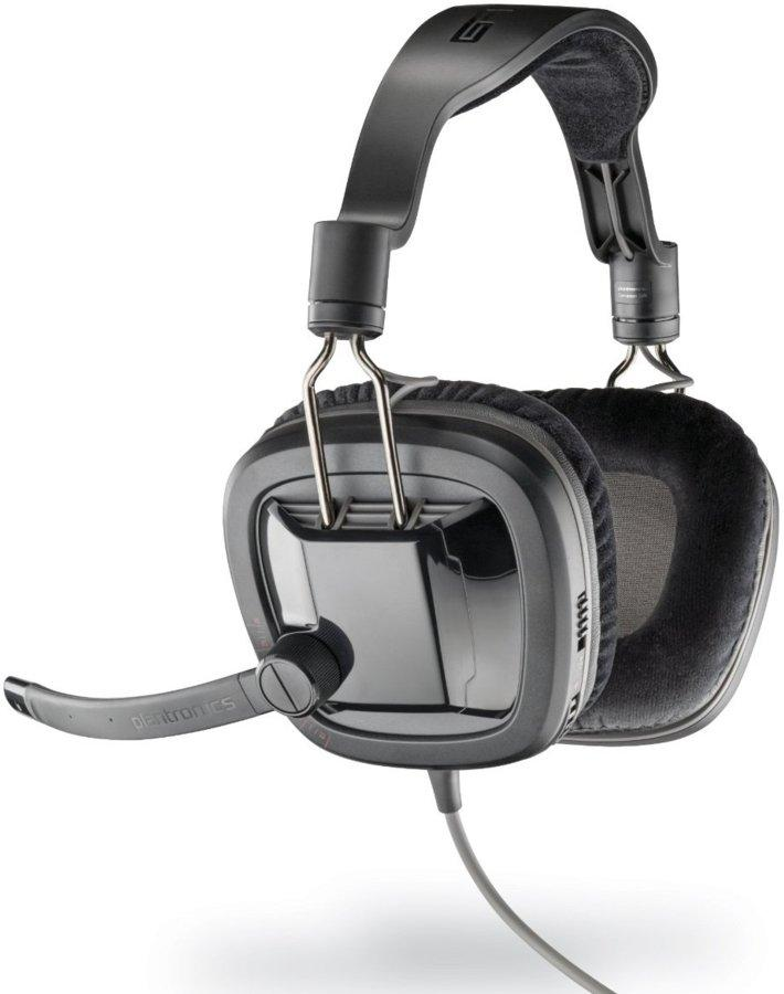 Auriculares gaming - Platronics GameCom 380, 3.5mm, con micrófono y de color negro