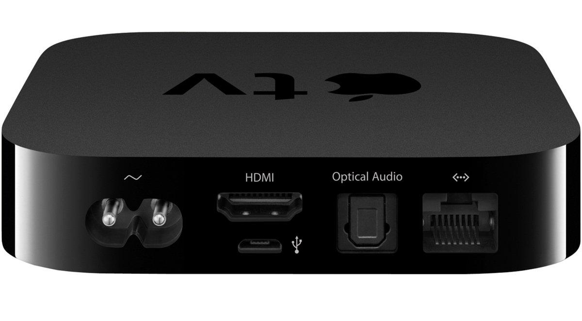 Reproductor multimedia - Apple TV, WiFi, mando a distancia, color negro