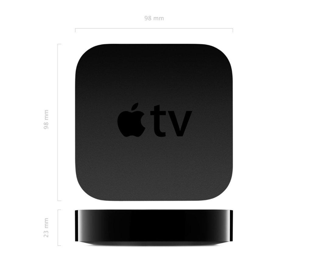 Reproductor multimedia - Apple TV, WiFi, mando a distancia, color negro