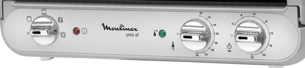 Mini horno - Moulinex OX177230 UNO XL Potencia 2200W, Capacidad 30L, Bandeja y parrilla incluída