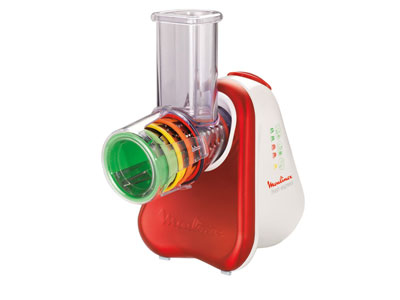 Rallador - Moulinex DJ755 FRESH EXPRESS PLUS Potencia 150W, Múltiples accesorios, Tamaño compacto