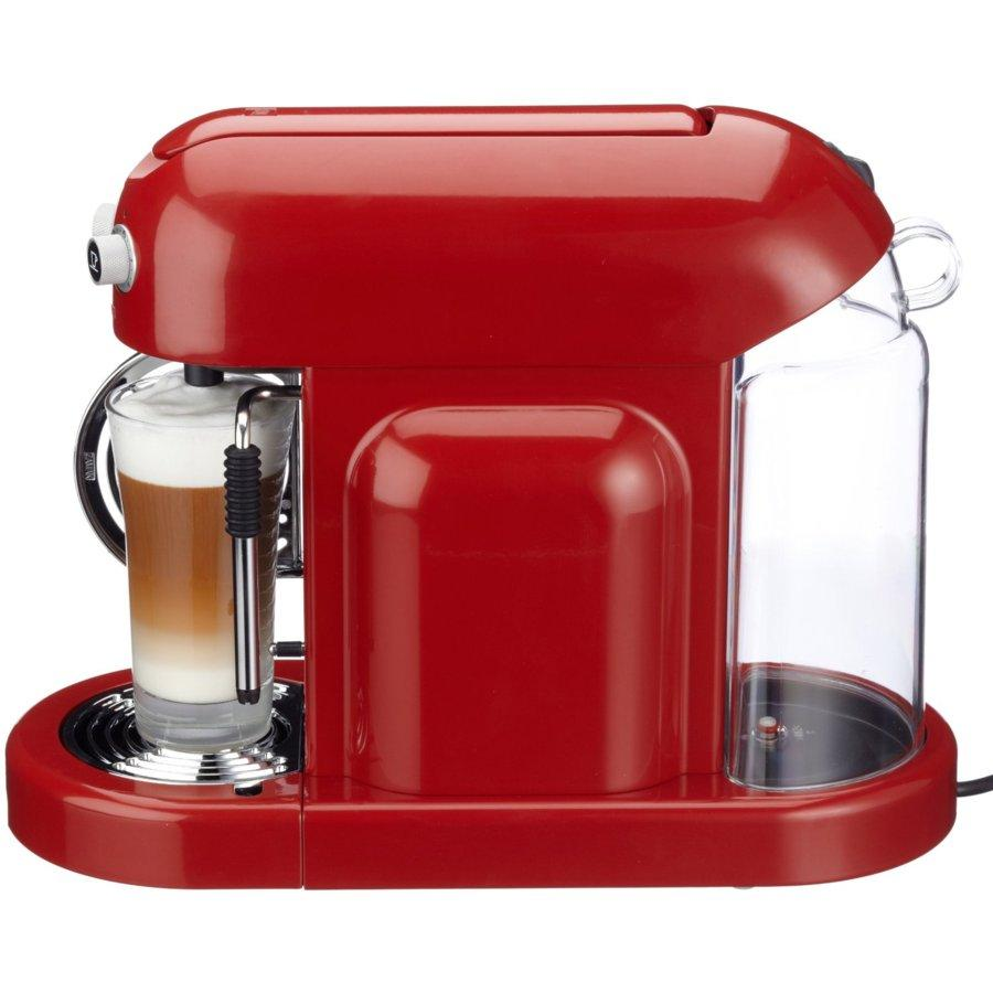 Cafetera de cápsulas Nespresso- Krups XN8006 MAESTRIA ROJA Presión de 19 bares, Automática