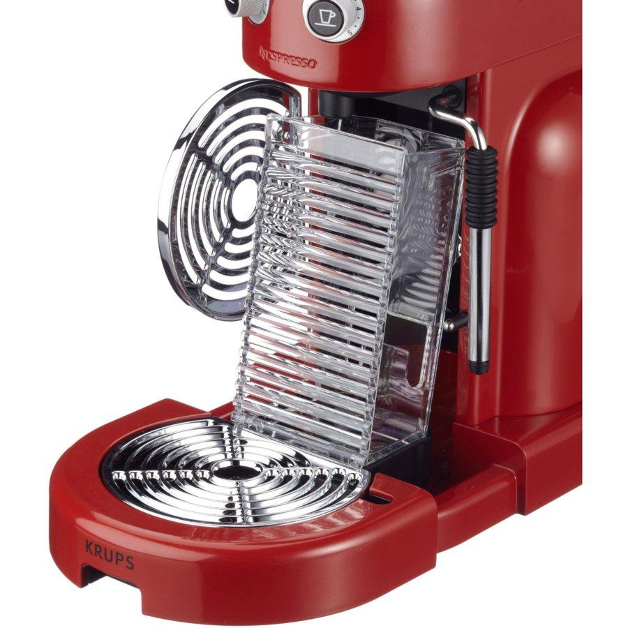 Cafetera de cápsulas Nespresso- Krups XN8006 MAESTRIA ROJA Presión de 19 bares, Automática