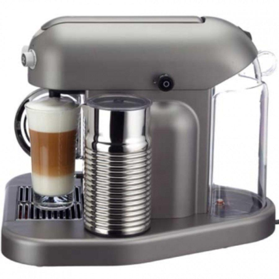 Cafetera de cápsulas Nespresso - Krups XN8105 GRAN MAESTRIA TITANIUM Presión de 19 bares,