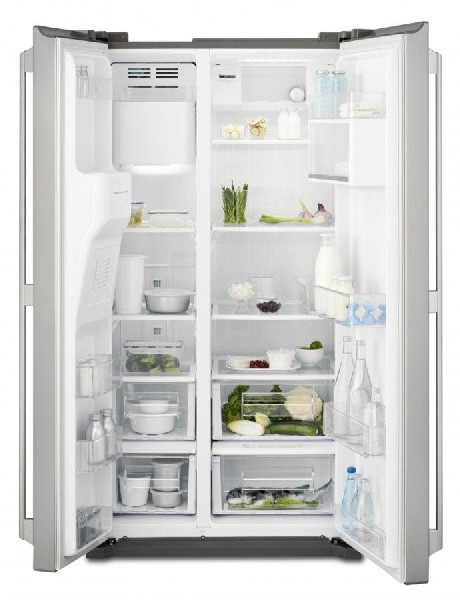 Frigorífico americano - Electrolux EAL6140WOU Dispensador, Look Inox