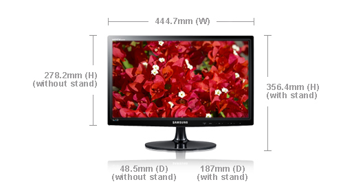 TV LED 19" - Samsung LT19B300, HD
