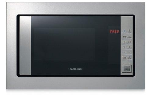 Microondas - Samsung FG87SST, Integrable, 23L, Descongelación rápida, Inox