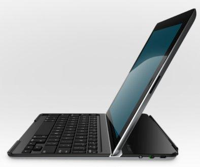 Funda con teclado y función soporte para iPad - Logitech Ultrathin Keyboard Cover, en negro