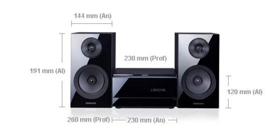 Microcadena - Samsung MM-E430D, Negro, Bluetooth, Dolby Digital, Estéreo