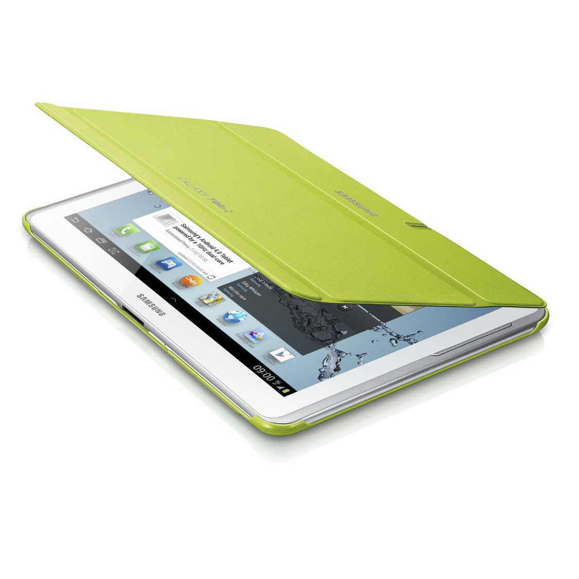 Funda para Galaxy Tab 2 de 10.1 pulgadas - Samsung Book Cover, soporte, color verde