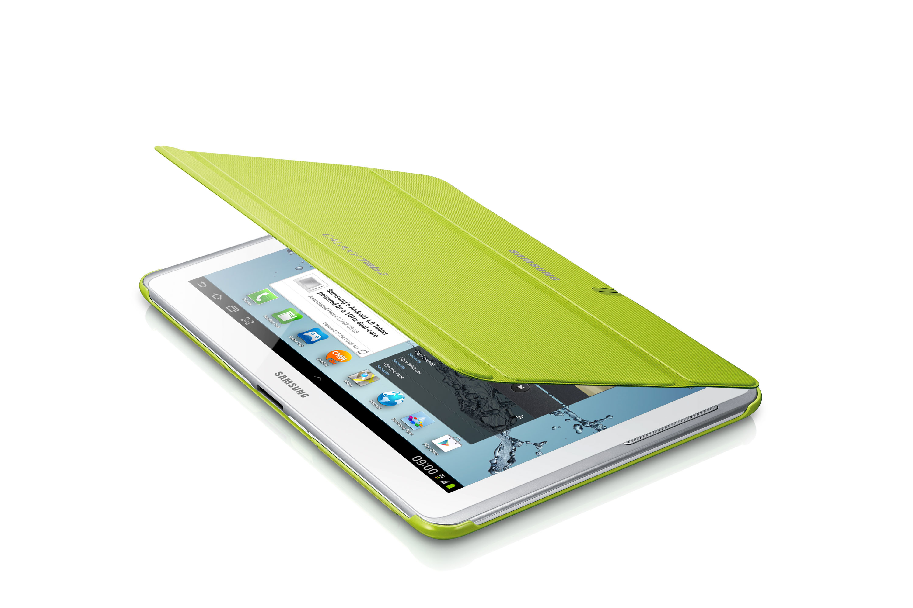 Funda para Galaxy Tab 2 de 10.1 pulgadas - Samsung Book Cover, soporte, color verde