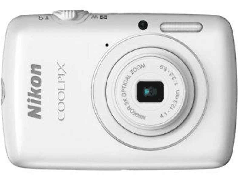 Cámara | Nikon Coolpix S01 Blanca, 10 Mp, HD | MediaMarkt