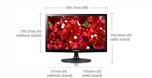 TV LED 21.5" - Samsung LT22B300 Full HD, HDMI