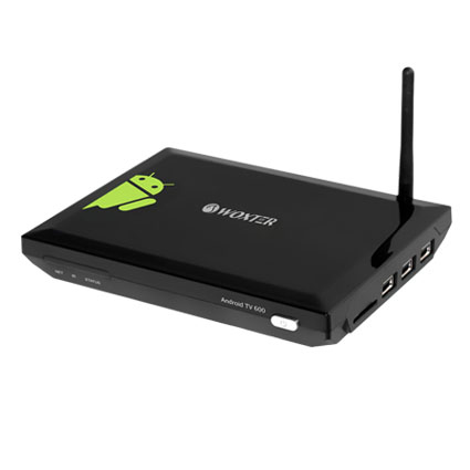 Micro PC - Woxter Android TV 600, 4.0, WiFi, Full HD y función de grabación