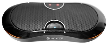 Altavoz estéreo - Woxter I-Sound 100, 12W, negro y naranja, reproductor MP3 integrado